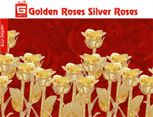 Tablet Screenshot of goldenrosessilverroses.com